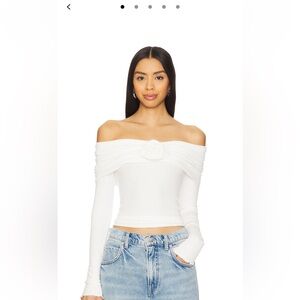 Lovers and Friends Liliane Top in White
